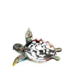 Sea Turtle - Chalcedony Glass - Original Murano Glass OMG -Life Store turtle calcedonio original murano glass omg4