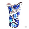 Floral Garden - Blue White - Blown Vase - Original Murano Glass OMG® -Life Store vase afro murano glass venetian omg vetro