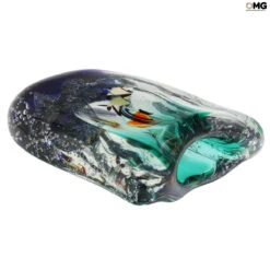 Vase Aquarium - Medium - With Tropical Fish - Original Murano Glass OMG -Life Store vase aquarium original murano glass omg venetian gift2