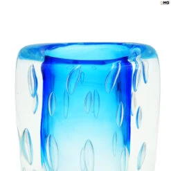 Vase Bubble - Light Blue - Sommerso - Original Murano Glass OMG -Life Store vase bubble lightblue original murano glass omg3