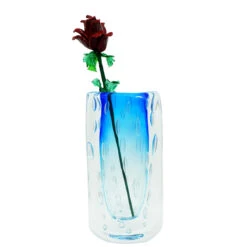 Vase Bubble - Light Blue - Sommerso - Original Murano Glass OMG -Life Store vase bubble lightblue original murano glass omg4