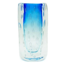 Vase Bubble - Light Blue - Sommerso - Original Murano Glass OMG -Life Store vase bubble lightblue original murano glass omg7