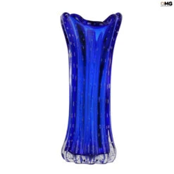 Flower Vase - Blue - Original Murano Glass OMG -Life Store vase flower blue original murano glass omg venetian1