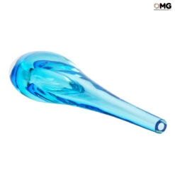 Vase Viper - Light Blue - Sommerso - Original Murano Glass OMG 9 Vase Viper - Light Blue - Sommerso - Original Murano Glass OMG -Life Store vase lightblue original murano glass omg venetian viper1jpg