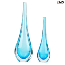 Vase Viper - Light Blue - Sommerso - Original Murano Glass OMG 10 Vase Viper - Light Blue - Sommerso - Original Murano Glass OMG -Life Store vase lightblue original murano glass omg venetian viper3
