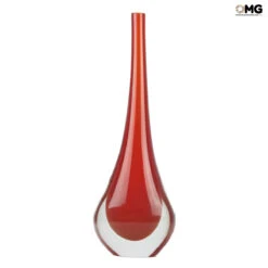 Vase Viper - Carmine - Sommerso - Original Murano Glass OMG
