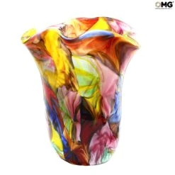 Multicolor Lagune - Blown Vase - Original Murano Glass OMG®