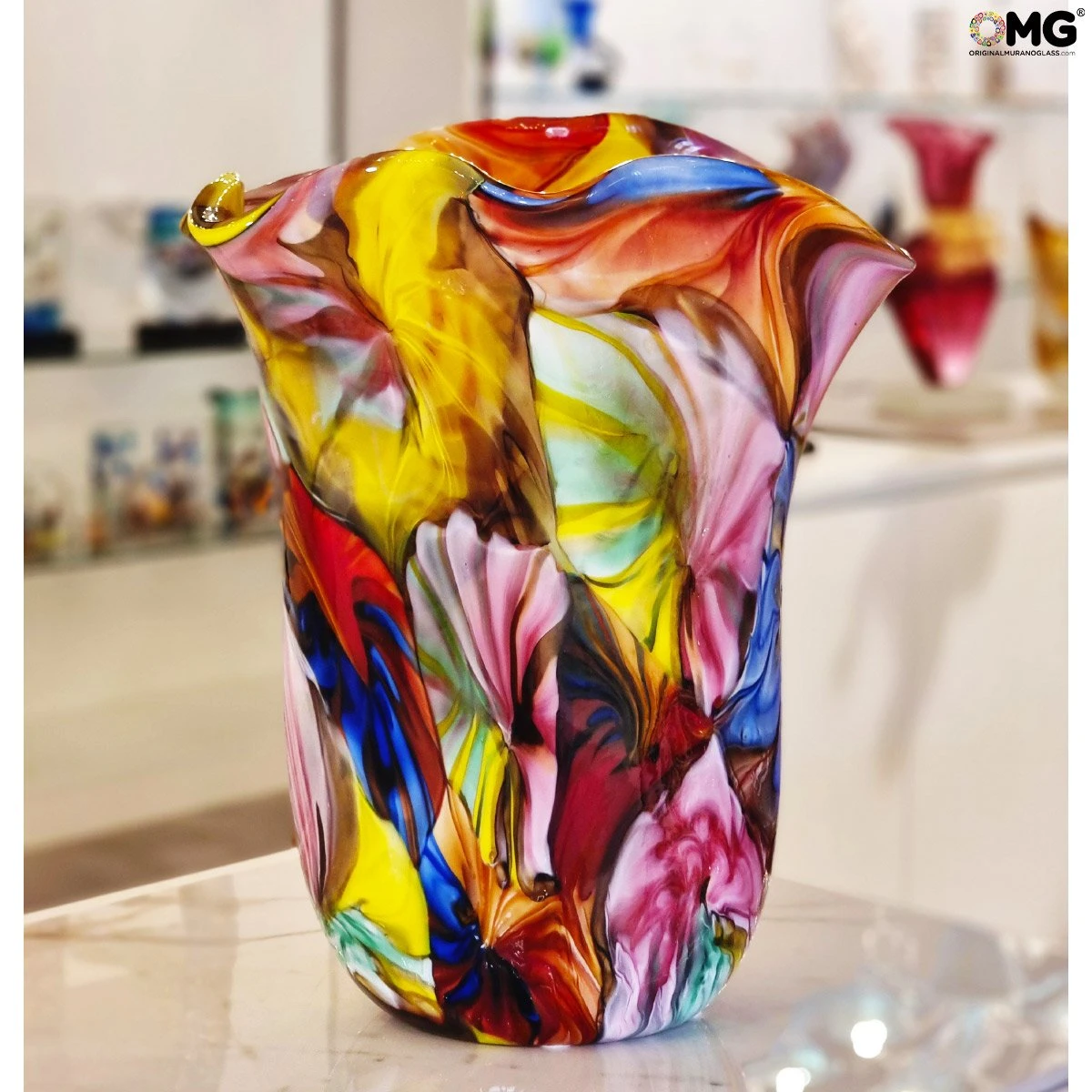 Multicolor Lagune - Blown Vase - Original Murano Glass OMG® - Image 2