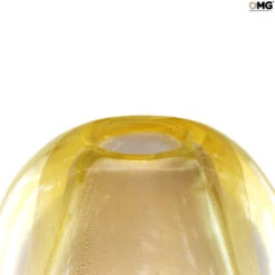 Vase Dome - Gold Collection - Original Murano Glass OMG -Life Store vase sommerso gold original murano glass omg5