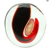 Vase Full Moon Red Sommerso Murano Glass -Life Store vase sommerso moon original murano glass omg