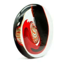 Vase Full Moon Red Sommerso Murano Glass -Life Store vase sommerso moon original murano glass omg1