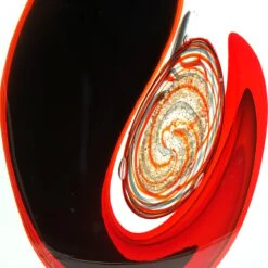 Vase Full Moon Red Sommerso Murano Glass -Life Store vase sommerso moon original murano glass omg6