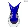 Vase Swallow - Blue Sommerso - Original Murano Glass OMG -Life Store vase sparrow sommerso blue original murano glass 99