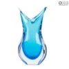 Vase Swallow - Cyan Sommerso - Original Murano Glass OMG -Life Store vase swallow sommerso cyan original murano glass 35