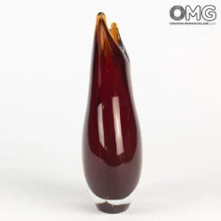 Vase Swallow - Red Sommerso - Original Murano Glass OMG -Life Store vase swallow sommerso red original murano glass 3