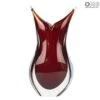 Vase Swallow - Red Sommerso - Original Murano Glass OMG -Life Store vase swallow tail sommerso red original murano glass 1