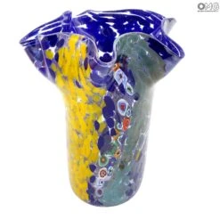 Vase Rainbow - Blue - Original Murano Glass OMG
