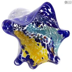 Vase Rainbow - Blue - Original Murano Glass OMG -Life Store vase venetian glass murano glass omg 9915