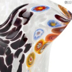 Vase Rainbow - White - Original Murano Glass OMG -Life Store vase venetian glass murano glass omg 9920