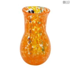 Vase Bottle Rainbow - Orange - Original Murano Glass OMG -Life Store vase venetian glass murano glass omg 9935