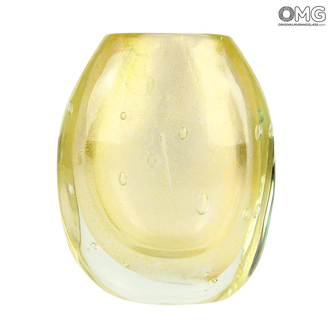 Classic Vase - Gold Collection - Original Murano Glass OMG 3 Classic Vase - Gold Collection - Original Murano Glass OMG