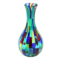 Vase Dappled Ampoule Cannes - Original Glass Murano OMG -Life Store vaso vase murano glass venetian omg venini