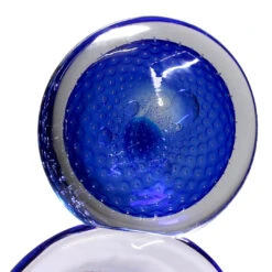 Double Blue - Original Murano Glass OMG® -Life Store venetian bowl murano glass 9657
