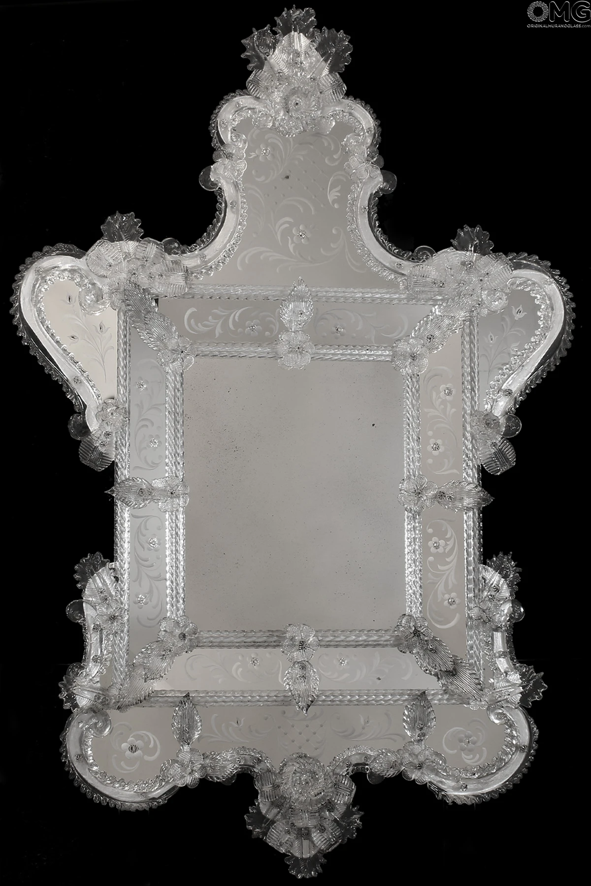 Imperial - Wall Venetian Mirror - Murano Glass