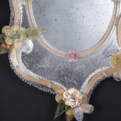 Regina Margherita - Wall Venetian Mirror - Murano Glass -Life Store venetian mirror murano glass omg murano specchio 5555