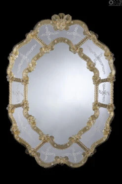 Margherita - Wall Venetian Mirror - Murano Glass