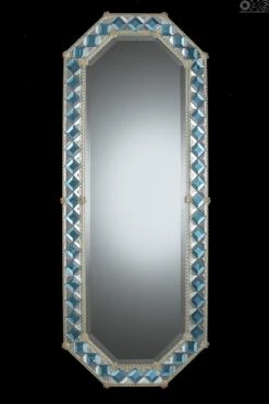 Navagero Blue Long - Venetian Mirror