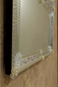 Lovers - Wall Venetian Mirror - Murano Glass And Gold 24carats -Life Store venetian mirror specchio original murano glass omg05 03