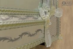 Amore - Wall Venetian Mirror - Murano Glass And Gold 24carats -Life Store venetian mirror specchio original murano glass omg06 04