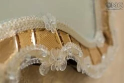 Venexiana El Conte - Wall Venetian Mirror - Amber And Gold 24 Carats -Life Store venetian mirror specchio original murano glass omg10 03