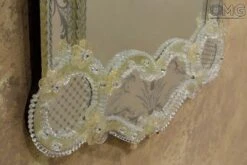 Ca Franchetti - Wall Venetian Mirror - Murano Glass And Gold 24carats -Life Store venetian mirror specchio original murano glass omg11 03