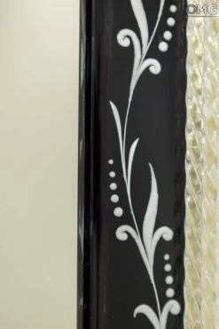Doge - Venetian Mirror - Luxury With Black Mirror Engraved -Life Store venetian mirror specchio original murano glass omg15 06