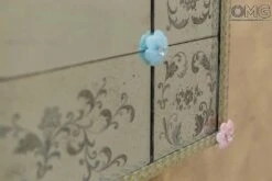 Four Seasons - Wall Venetian Mirror - Engraved With Murano Glass 17 Four Seasons - Wall Venetian Mirror - Engraved With Murano Glass -Life Store venetian mirror specchio original murano glass omg21 08