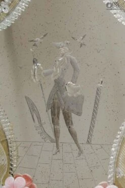 Cavalier Carlo - Venetian Mirror -Life Store venetian mirror specchio original murano glass omg22 04