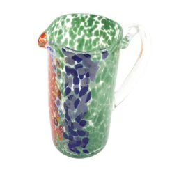 Pitcher Rainbow - Green - Original Murano Glass OMG -Life Store verde9