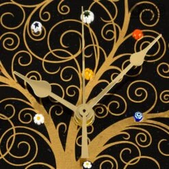 Table Clock - The Tree Of Life - Original Murano Glass OMG -Life Store wall clock black tree of life murano glass 8