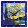 Night With Stars - Van Gogh Tribute - Wall Clock -Life Store wall clock van gogh night murano glass 1