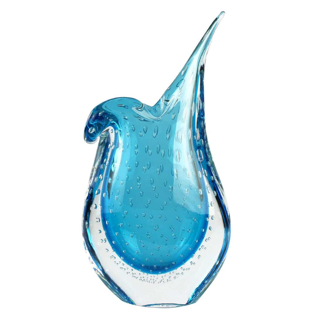 Vase Fify Baleton - Light Blue Sommerso - Original Murano Glass OMG 5 Vase Fify Baleton - Light Blue Sommerso - Original Murano Glass OMG - Image 3