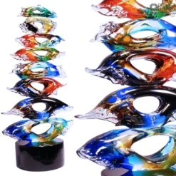 Wide Shut Eyes - Abstract - Murano Glass Sculpture